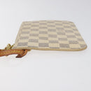 LOUIS VUITTON Damier Azur Neverfull PM Pouch Accessory Pouch LV Auth BA2020-5