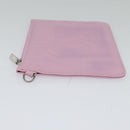 CHANEL Pouch Leather Pink CC Auth BA2026-4