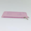 CHANEL Pouch Leather Pink CC Auth BA2026-5