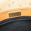 Christian Dior Shoulder Bag Leather Black Gold Auth BA2030-17