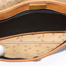 Christian Dior Shoulder Bag Leather Black Gold Auth BA2030-12