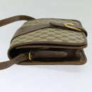 GUCCI GG Supreme Shoulder Bag PVC Beige Gold Auth BA2037-3
