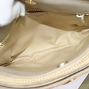 CELINE Shoulder Bag Leather Gold Beige Auth BA2040-21