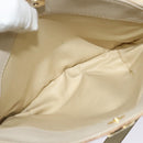 CELINE Shoulder Bag Leather Gold Beige Auth BA2040-22