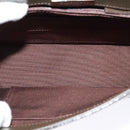 BURBERRY Shoulder Bag Leather Brown Silver Auth BA2042-12