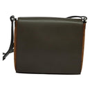 BURBERRY Shoulder Bag Leather Brown Silver Auth BA2042-13