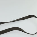 BURBERRY Shoulder Bag Leather Brown Silver Auth BA2042-8