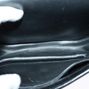 Christian Dior Shoulder Bag Leather Black Gold Auth BA2043-11