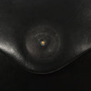 Christian Dior Chain Shoulder Bag Leather Black Gold Auth BA2045-9