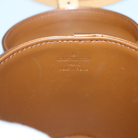 LOUIS VUITTON Vernis Astor Place Shoulder Bag Bronze M91101 LV Auth BA2050