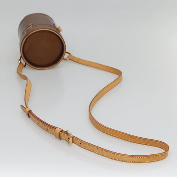 LOUIS VUITTON Vernis Astor Place Shoulder Bag Bronze M91101 LV Auth BA2050