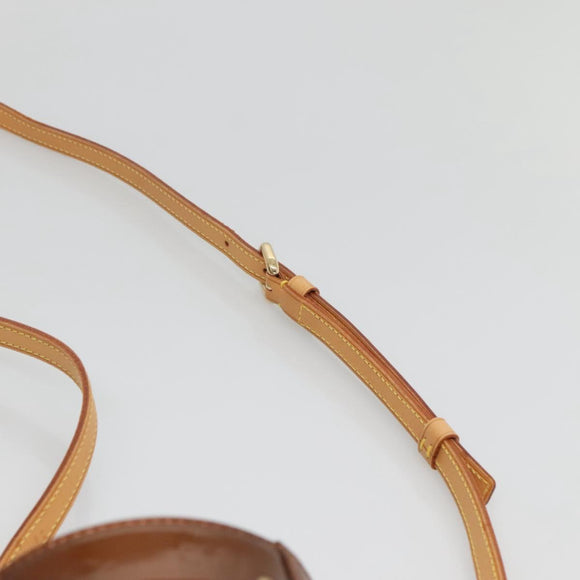 LOUIS VUITTON Vernis Astor Place Shoulder Bag Bronze M91101 LV Auth BA2050