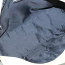 LOEWE Anagram Hand Bag Leather Light Yellow Silver Auth BA2054-11