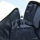 LOEWE Anagram Hand Bag Leather Light Yellow Silver Auth BA2054-21