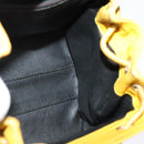 Christian Dior Backpack Leather Gold Yellow Auth BA2068-19