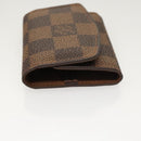 LOUIS VUITTON Damier Ebene Cuffs Cuff Case M64681 LV Auth BA2081V-17