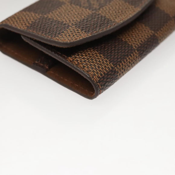 LOUIS VUITTON Damier Ebene Cuffs Cuff Case M64681 LV Auth BA2081V