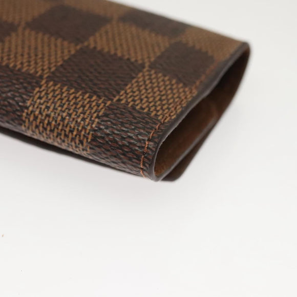 LOUIS VUITTON Damier Ebene Cuffs Cuff Case M64681 LV Auth BA2081V