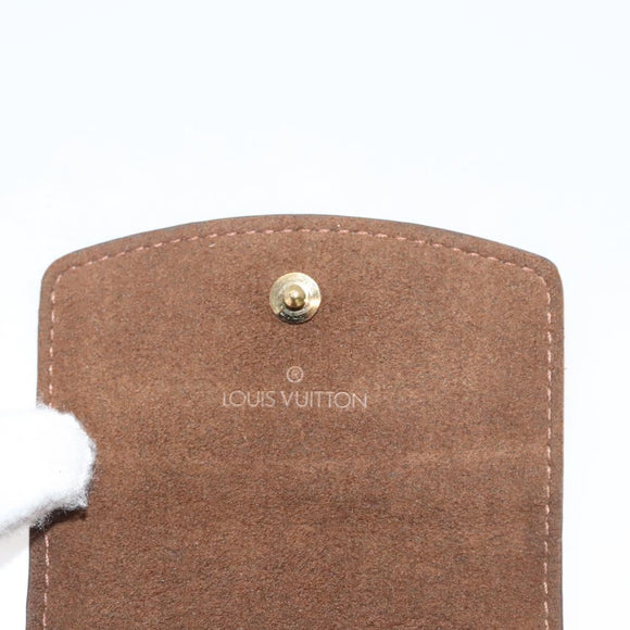 LOUIS VUITTON Damier Ebene Cuffs Cuff Case M64681 LV Auth BA2081V