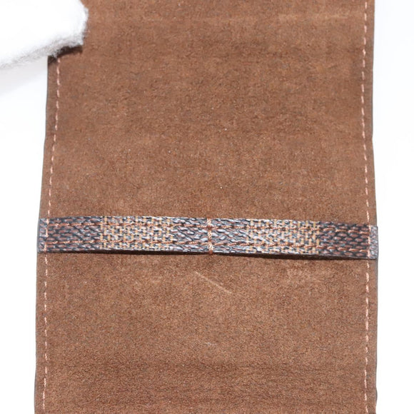 LOUIS VUITTON Damier Ebene Cuffs Cuff Case M64681 LV Auth BA2081V