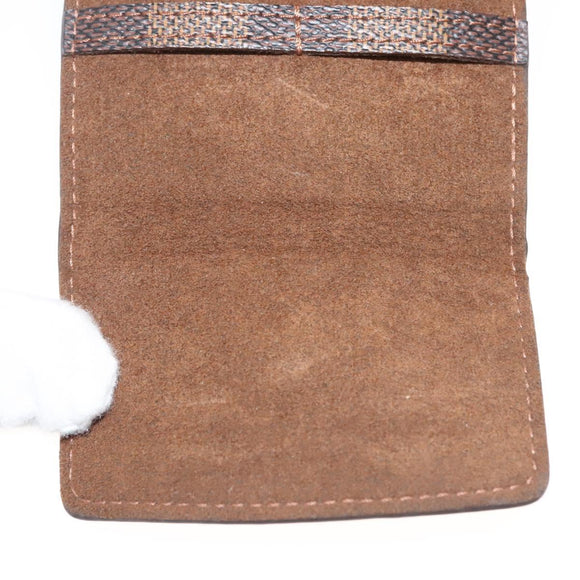 LOUIS VUITTON Damier Ebene Cuffs Cuff Case M64681 LV Auth BA2081V