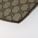 GUCCI GG Supreme Web Sherry Line Shoulder Bag PVC Beige 904 02 047 Auth BA2083-16