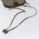 GUCCI GG Supreme Web Sherry Line Shoulder Bag PVC Beige 904 02 047 Auth BA2083-7
