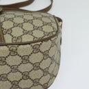 GUCCI GG Supreme Web Sherry Line Shoulder Bag PVC Beige 56 02 032 Auth BA2084-14