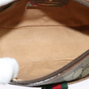 GUCCI GG Supreme Web Sherry Line Shoulder Bag PVC Beige 56 02 032 Auth BA2084-10