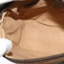 GUCCI GG Supreme Web Sherry Line Shoulder Bag PVC Beige 56 02 032 Auth BA2084-20