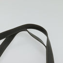 CELINE Hand Bag Suede Leather Gray Gold Auth BA2092-8