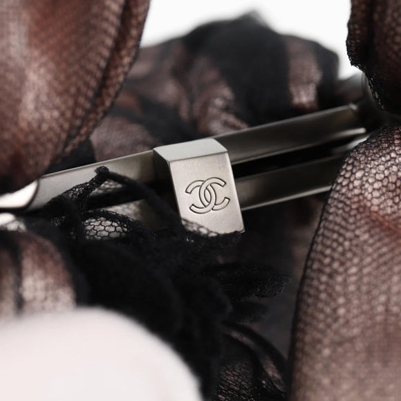 CHANEL Hand Bag Nylon Pink CC Auth BA2093V