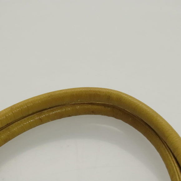 CHANEL COCO Mark Tote Bag Caviar Skin Yellow Gold CC Auth BA2094