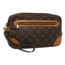 LOUIS VUITTON Monogram Marly Dragonne GM Clutch Bag M51825 LV Auth BA2096-1