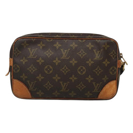 LOUIS VUITTON Monogram Marly Dragonne GM Clutch Bag M51825 LV Auth BA2096 - 0