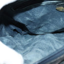 GUCCI GG Plus Supreme Shoulder Bag PVC Navy Gold Auth BA2101-19