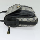 GUCCI GG Plus Supreme Shoulder Bag PVC Navy Gold Auth BA2101-3