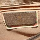 GUCCI GG Supreme Web Sherry Line Shoulder Bag PVC Beige 66 02 049 Auth BA2105-17