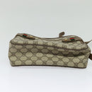 GUCCI GG Supreme Web Sherry Line Shoulder Bag PVC Beige 66 02 049 Auth BA2105-5