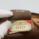 GUCCI GG Supreme Web Sherry Line Clutch Bag PVC Beige Red 89 01 012 Auth BA2108-12