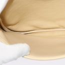 Christian Dior Trotter Canvas Shoulder Bag Beige Gold Auth BA2109-18