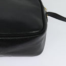 Salvatore Ferragamo Shoulder Bag Leather Black Gold Auth BA2112-16