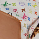 LOUIS VUITTON Monogram Multicolor Petit Noe Bag White M42229 LV Auth BA2116V-16
