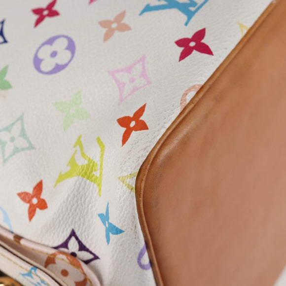 LOUIS VUITTON Monogram Multicolor Petit Noe Bag White M42229 LV Auth BA2116V