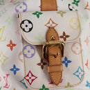 LOUIS VUITTON Monogram Multicolor Petit Noe Bag White M42229 LV Auth BA2116V-19