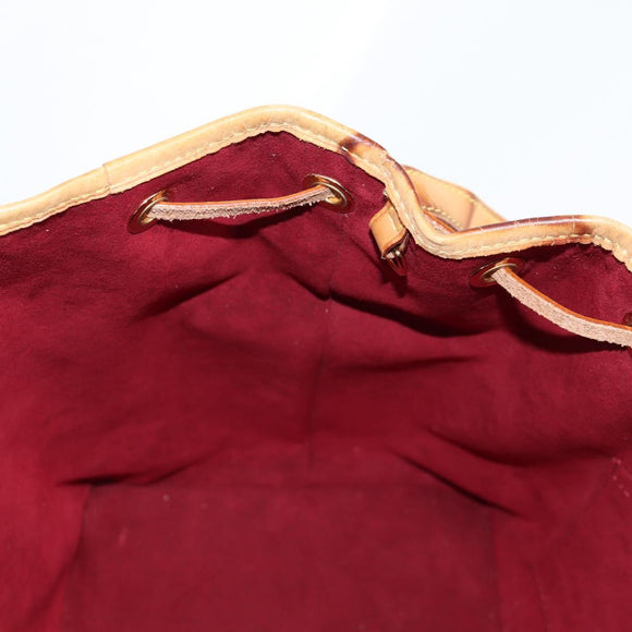 LOUIS VUITTON Monogram Multicolor Petit Noe Bag White M42229 LV Auth BA2116V