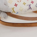 LOUIS VUITTON Monogram Multicolor Beverly GM Hand Bag White M40201 Auth BA2117V-8
