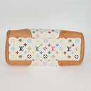LOUIS VUITTON Monogram Multicolor Beverly GM Hand Bag White M40201 Auth BA2117V-6
