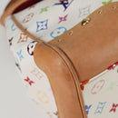 LOUIS VUITTON Monogram Multicolor Beverly GM Hand Bag White M40201 Auth BA2117V-9