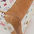 LOUIS VUITTON Monogram Multicolor Beverly GM Hand Bag White M40201 Auth BA2117V-20